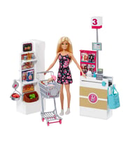 Barbie Süpermarkette Oyun Seti