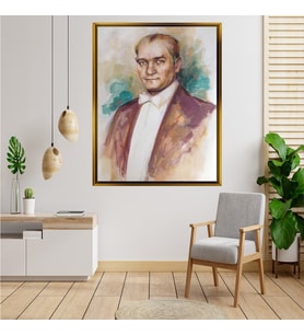 ÇERÇEVELİ ATATÜRK TABLO S430