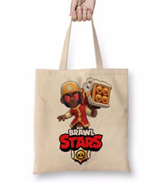 Brawl Stars Aslan Dansçı Brock Bez Çanta Uzun Saplı