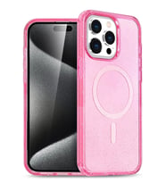 Newface Apple iPhone 14 Pro Max Kılıf Star Magsafe Kapak - Pembe
