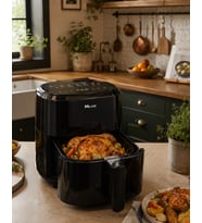 1360w Sıcak Hava Fritözü Dijital 4 Litre Air Fryer Dokunmatik Panel