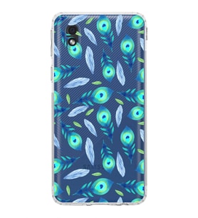 PrintiFy Samsung Galaxy A01 Core ile Uyumlu Nazar Boncuğu 3  Kamera Korumalı Şeffaf Silikon Kılıf