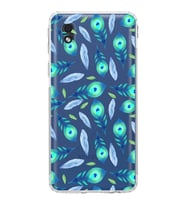 PrintiFy Samsung Galaxy A01 Core ile Uyumlu Nazar Boncuğu 3  Kamera Korumalı Şeffaf Silikon Kılıf