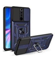 Coverzone Xiaomi Redmi Note 8 Pro ?le Uyumlu PhoenixShield S�rg�l� Sistem Kamera Korumal? Kapak Tam Koruma Manyetik Vega Kapak Lacivert