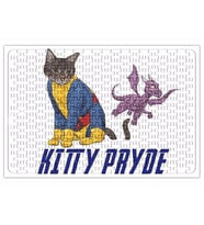 Kitty Pryde Lince Negra Cat Kedi Puzzle 240 Parça Yapboz