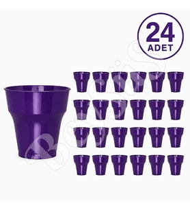 Parti Plastik Bardak 24lü Mor