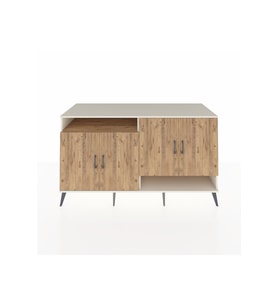 Kronos Konsol 6 Raflı 4 Kapaklı 176x59x99 Aytaşı-Çam