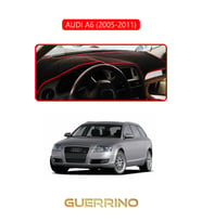 AUDI A6 (2005-2011) TORPİDO KORUMA HALISI KIRMIZI KENAR