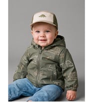 LCW baby Haki Su İtici Erkek Bebek Mont