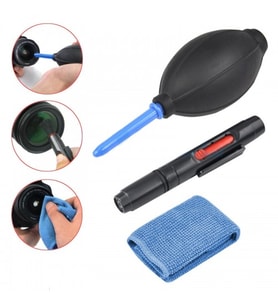 Lens / Objektif Temizlik Seti  Lenspen + Pompa + Micro Fiber Bez