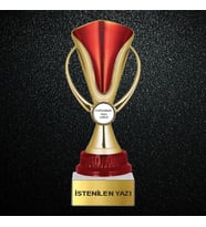 Kişiselleştirilebilir Kupa (Kırmızı-Altın)