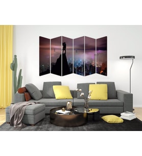 GECE ŞEHİR ROMANTİK MDF TABLO-3456 MODEL-B