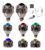 2.5 İNÇ DÜZ Bİ-XENON MERCEK RGB ŞEYTAN GÖZ BT