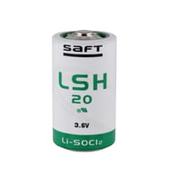 Saft LSH 20 3.6V D Size Lithium Pil (Li-SOCI2)
