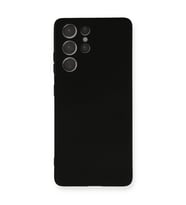 Samsung Galaxy S21 Ultra Kılıf Nano İçi Kadife Silikon - Siyah