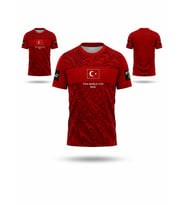 Türkiye Milli Takım İç Saha Kırmızı 2026 FIFA WORLD CUB İsimsiz Yetişkin Futbol Forması