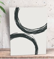BK Gift Minimalist Art Tasarımlı Dekoratif Mini Kanvas Tablo 15x20cm-2