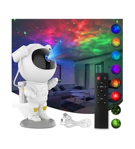 Barotti DMR-8537 Astronot Galaksi Projeksiyon Gece Lambası - Kumandalı
