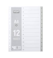 Kraf Separatör 1-12 Rakamlar 