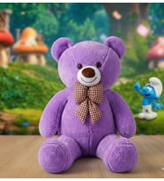 Büyük Boy Yumuşak Papyonlu Oyuncak Ayıcık Peluş 90 Cm
