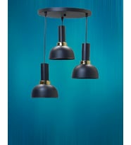 Rsylight Mina Retro Metal Dekoratif 3 lü Modern rustik Sarkıt Avize çap:30 cm