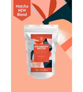 Strawberry Matcha - Çilek Aromalı Matcha, 50 gr