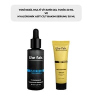 the fair. Multi Vitamin Jel Tonik 30 ml ve Hyalüronik Asit Nemlendirici Cilt Bakım Serumu 30 ml