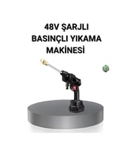 Kablosuz Basınçlı Yıkama Makinesi – 48V Güçlü Motor, 2 Pil ve Köpük Hazneli
