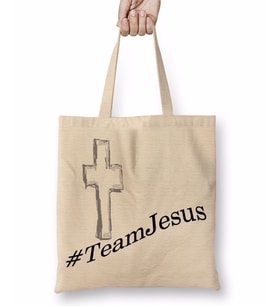 Team Jesus Bez Çanta Uzun Saplı