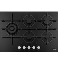 FRANKE MARIS FHMA 755 4G DCL BK C Black Glass Cam Ocak (Siyah)