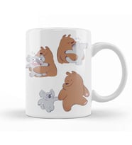 Nom Nom We Bare Bears 06 Kupa Bardak Porselen