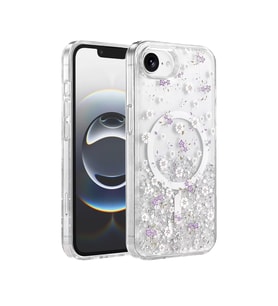 İphone 17E Misk Simli Kapak - Desen 2