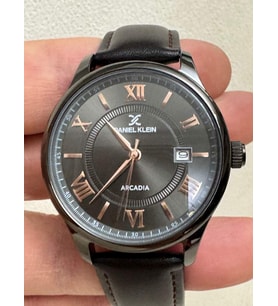 DANIEL KLEIN Klasik Kahverengi Deri Kordonlu 41 Mm DK.1.14051-7 ERKEK KOL SAATİ
