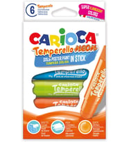 Carioca Temperello Stick Poster Boyama Kalemi Fosforlu 6'Lı