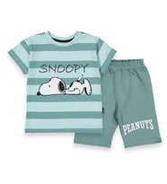 Snoopy Chill Erkek Çocuk Şortlu Alt Üst Takım
