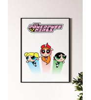 Powerpuff Girls Tasarımlı 24*33 cm 350 gr. Kuşe Kağıt Poster PYTKPSTR028