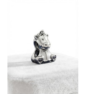 Kadın Unicorn Model Gümüş Charm