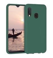 Samsung Galaxy A20 İnce Mat Silikon Kılıf Haki