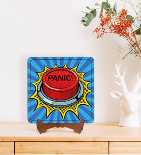 BK Gift Pop Art Tasarımlı Ahşap Standlı Puzzle Çerçeve-33