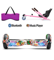 Citymate Elektrikli Kaykay Hoverboard Akıllı Denge 6.5 Inch + HoverKart + Çanta EXTREM PAKET D019