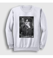 Presmono Unisex Beyaz Hikaru Nakamura Büyükusta Satranç Sweatshirt 423623tt (Beyaz)