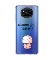 Poco X3 PRO / X3 NFC Uyumlu Garibanın Yüzü Gülür mü? Tasarımlı Şeffaf Telefon Kılıfı
