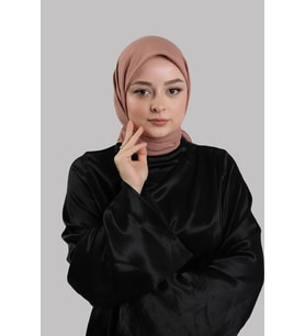 Gül Kurusu Düz Klasik Eşarp İtalyan Dikişli Pamuk Caz Sade 202210_18