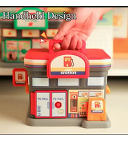WizKidz Kumbara Para Kavanozu Kırılmaz Çıkartmalar İle Erkek Kız Yaş 3+ Yaşında Para Tasarrufu (Kırmızı)