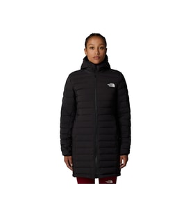 The North Face W Belleview Stretch Down Parka Kadın Outdoor Parka (600 Dolgu Kaz Tüyü) NF0A7UK74H01 Siyah