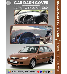 MAZDA 323 BJ HATCHBACK (1998-2003) Torpido Örtüsü Panel Koruma Torpido Koruma Tam Uyum UV Koruma