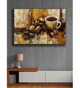 Koç stüdyo Modern tasarım kanvas tablo 50x70 (Çok Renkli)