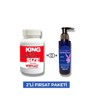 Size Erkeklere Özel Bölge Destekleyici 30'lu + Libido Arttırıcı 125 ml