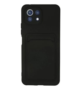 Newface Xiaomi Mi 11 Kılıf Kelvin Kartvizitli Silikon - Siyah