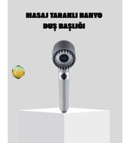 Yüksek Basınçlı Masajlı Duş Başlığı Su Tasarruflu